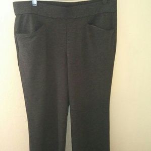 Lane Bryant casual pants stretch Grey size 14/16 r